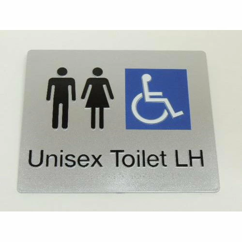 Tim The Sign Man Toilet & Shower Signage UNISEX DISABLED TOILET SIGN (LEFT HAND) 2 Tim The Sign Man Toilet & Shower Signage UNISEX DISABLED TOILET SIGN (LEFT HAND)