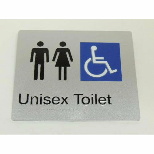 Tim The Sign Man UNISEX DISABLED TOILET SIGN Toilet & Shower Signage 2 Tim The Sign Man UNISEX DISABLED TOILET SIGN Toilet & Shower Signage