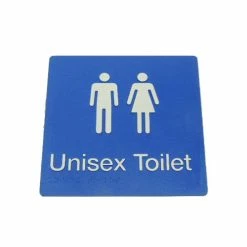 Tim The Sign Man UNISEX TOILET SIGN Toilet & Shower Signage