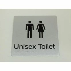 Tim The Sign Man UNISEX TOILET SIGN Toilet & Shower Signage